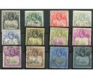 SG10-20. 1924 Set of 12. Superb used...