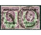 SG O103. 1903 1 1/2d Dull purple and green. Choice superb fine u