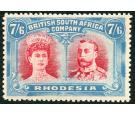 SG161. 1910 7/6 Carmine and light blue. Brilliant fresh mint...