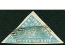 SG14. 1861 4d Pale milky blue. Superb used with beautiful colour