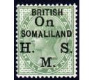 SG O1a. 1903 1/2a Yellow-green. 'BR1TISH' for 'BRITISH'. Brillia