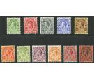 SG129-139. 1913 Set of 11. Superb fine used...