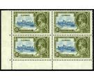 SG145a. 1935 6d Light blue and olive-green. 'Extra Flagstaff'. S