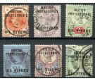 SG1-6. 1892 Set of 6. Very fine used...