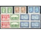 SG335-340. 1935 Set of 6. Post Office fresh U/M mint blocks of 4