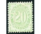 SG D44. 1903 20/- Dull green. Superb fresh well centred mint...