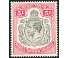 SG105. 1927 5/- Cermine-red and black. Brilliant U/M mint...