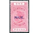 SG37c. 1928 £1 Rose-pink. Superb fresh mint...