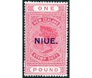 SG37. 1923 £1 Rose-carmine. Choice superb fresh mint...