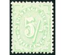 SG D59. 1908 5/- Dull green. Choice superb fresh mint...