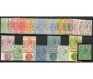 SG112-134. 1921 Set of 22 Choice superb fresh mint...