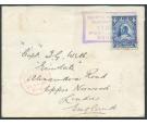 1898. Burutu. Cover to London, bearing 1894 2 1/2d Blue...