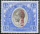 SG99s. 1922 £5 Black and blue. 'SPECIMEN'. Superb fresh well ce