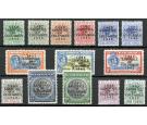 SG162s-175s. 1942 Set of 14. 'SPECIMEN'. Superb fresh mint...