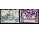 SG155-156. 1949 50c Purple and 1r Grey. 'SPECIMEN'. Unique...