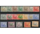 SG27-47. 1904. Set to 50c., superb fresh mint...