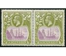 SG15dc. 1927 5d Purple and olive-green. 'Cleft Rock'. Superb fre