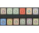 SG62-72. 1903 Set to $1. Brilliant fresh mint...