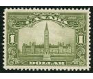 SG285. 1929 $1 Olive-green. Choice brilliant fresh perfectly cen