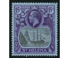 SG113. 1922 15/- Grey and purple/blue. Superb well centred U/M m