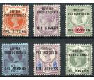 SG1-6. 1892 Set of 6. Superb mint...