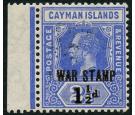 SG55. 1917 1 1/2d on 2 1/2d Deep blue. Choice brilliant fresh we