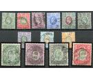 SG32-44. 1904 Set of 13. Very fine used...