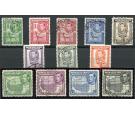 SG93-104. 1938 Set of 12. Superb used...