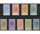 SG284-292. 1904 Set of 9. Brilliant fresh mint...