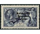 SG101. 1935 10/- Indigo. Superb fresh well centred mint...