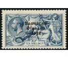 SG88a. 1928 10/- Dull grey-blue. Circumflex accent over "a". Sup