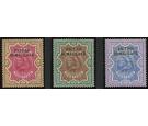 SG11-13. 1903 2r to 5r. Brilliant fresh mint...