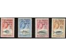 SG172-175. 1961. 'Tristan Relief'. Set of 4. Brilliant fresh U/M