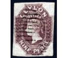 SG8. 1859 9d Purple-brown. Superb fine used with excellent colou