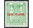 SG135w. 1953 Â£3 Green. 'Watermark Inverted'. Superb fresh U/M m