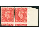 SG486 Variety. 1d Pale scarlet. 'Imperforate at base'. Superb fr