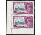 SG131a. 1935 1r Slate and purple. 'Extra Flagstaff'. Superb fre