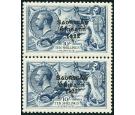 SG85a. 1927 10/- Dull grey-blue. 'Wide and Narrow Dated'. Brilli