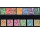 SG418-429. 1924 Set of 12 (plus 6d shade). Brilliant U/M mint...