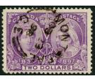 SG137. 1897 $2 Deep violet. Very fine well centred used...