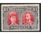 SG166a. 1910 £1 Crimson and slate-black. Brilliant fresh mint..