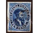 SG13. 1855 10d Bright blue. Choice superb fine used...