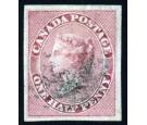 SG17. 1857 1/2d Deep rose. Superb used with excellent colour and