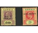 SG69-70. 1906 Set of 2. Choice superb fresh mint...