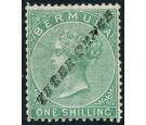 SG13b. 1874 3d on 1s Green. Superb fresh mint...