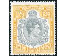 SG120ce. 1944 12/6 Grey and pale orange. 'Broken lower right scr