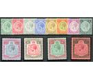 SG83-98. 1913 Set of 12. Brilliant fresh mint...