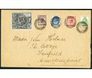 SG434-438. 1929 Set of 5. Very fine used on cover...