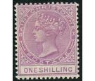 SG20. 1886 1/- Mauve. Brilliant fresh mint...