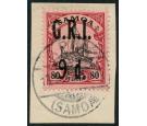 SG109. 1914 9d on 80pf Black and carmine/rose. Brilliant fine us